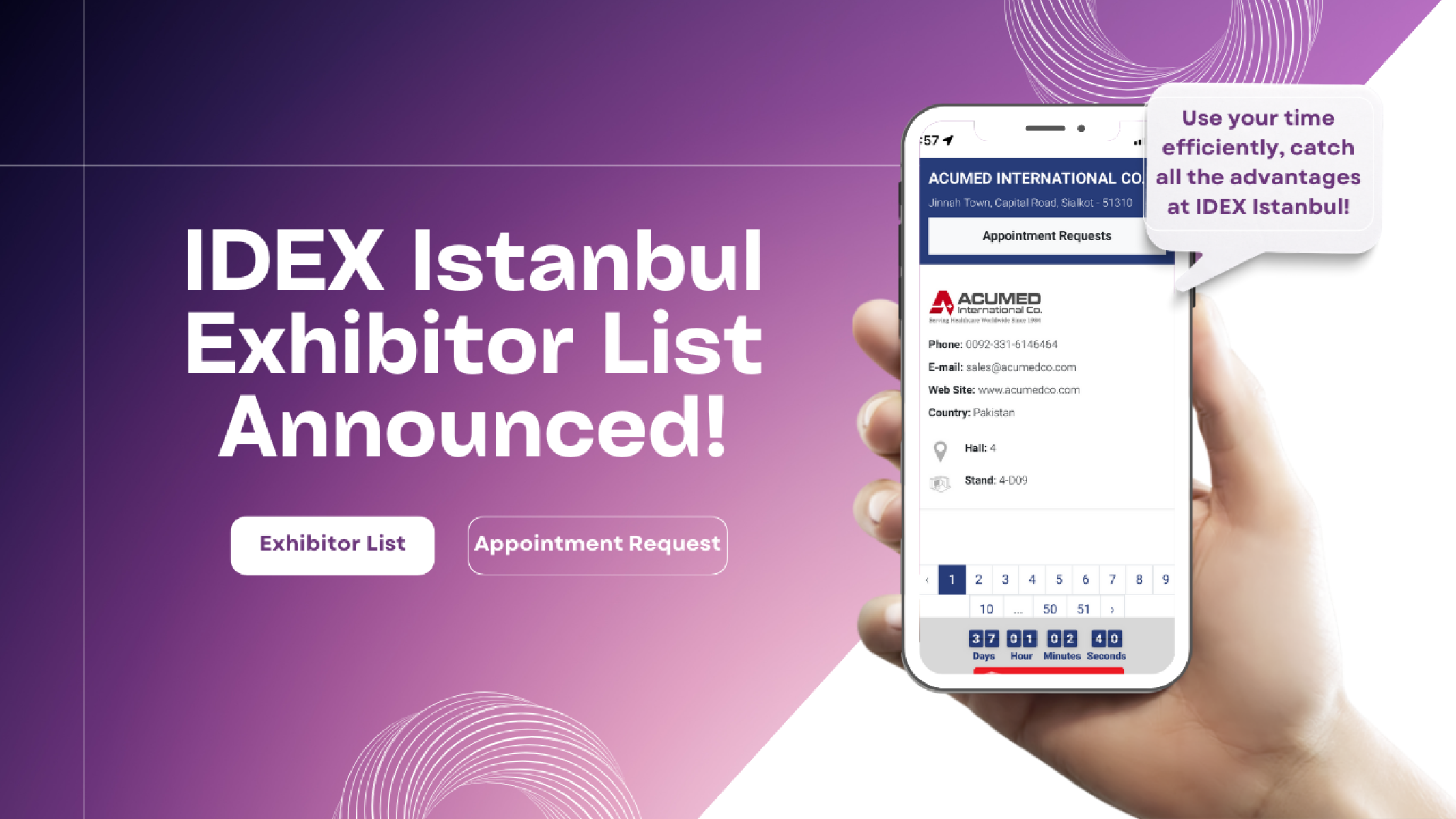 IDEX Istanbul 2024 Exhibitor List announced!