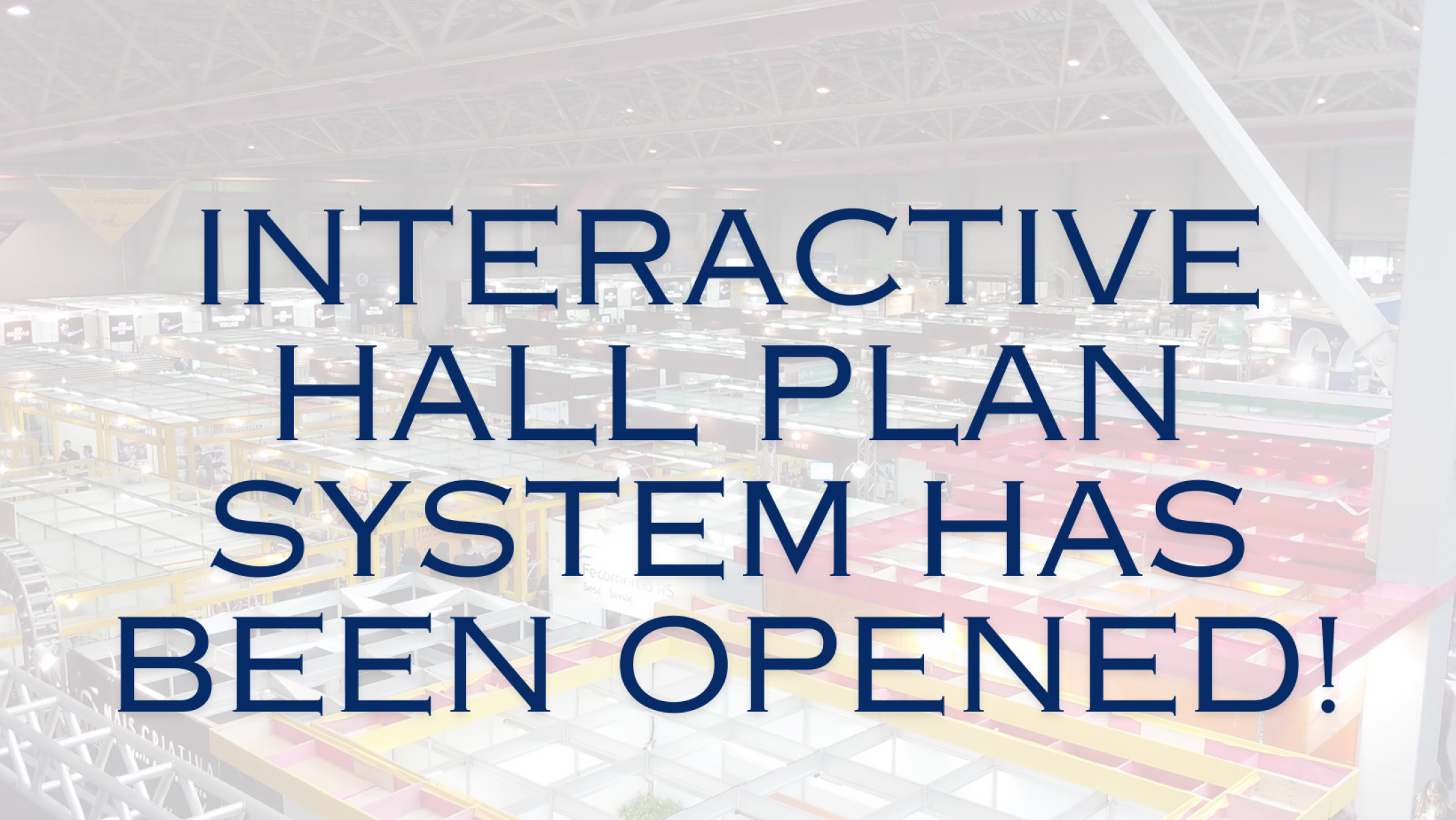 Interactive hall plans system has been opened!