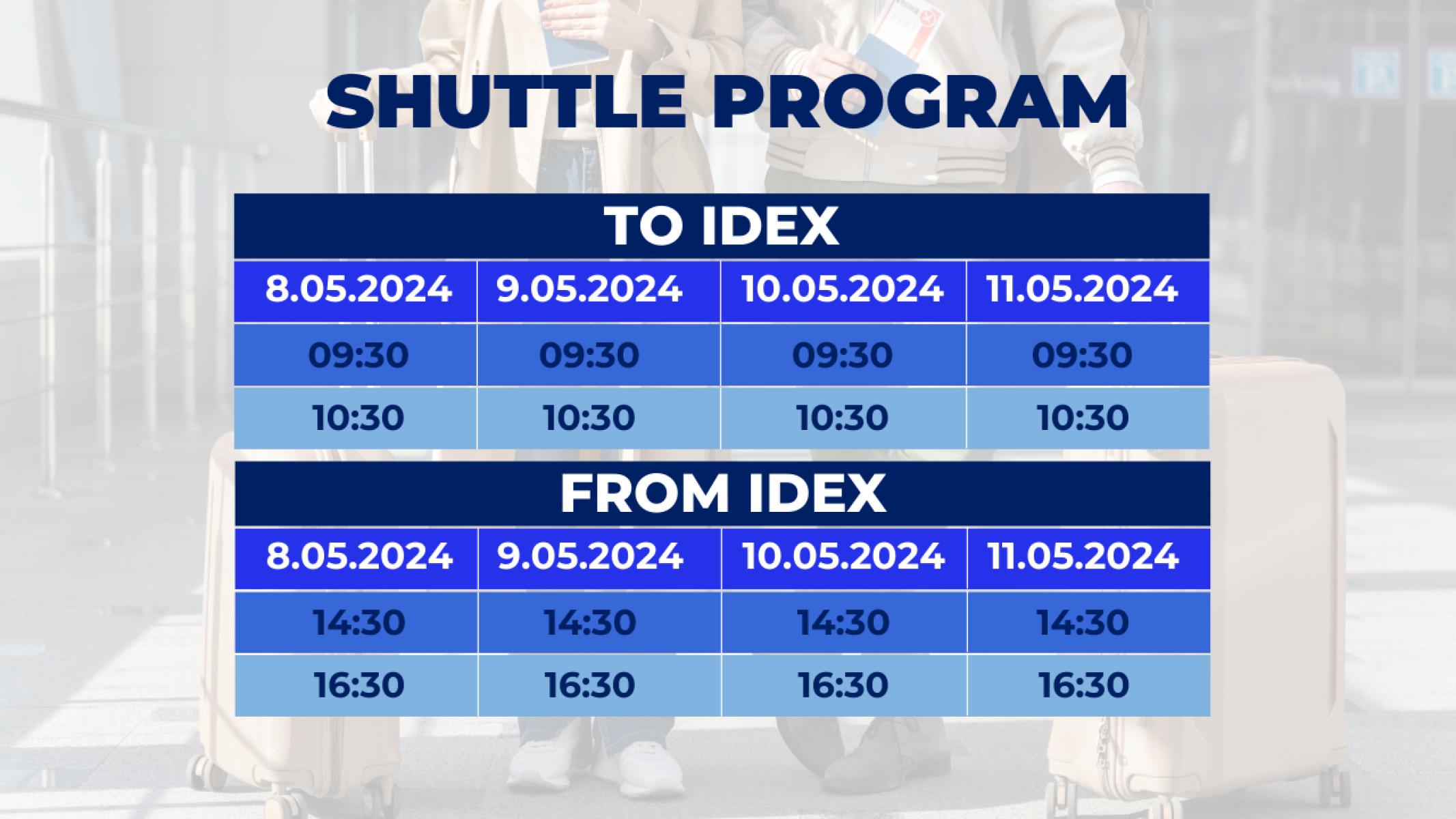 IDEX Istanbul shuttle hours have been announced!