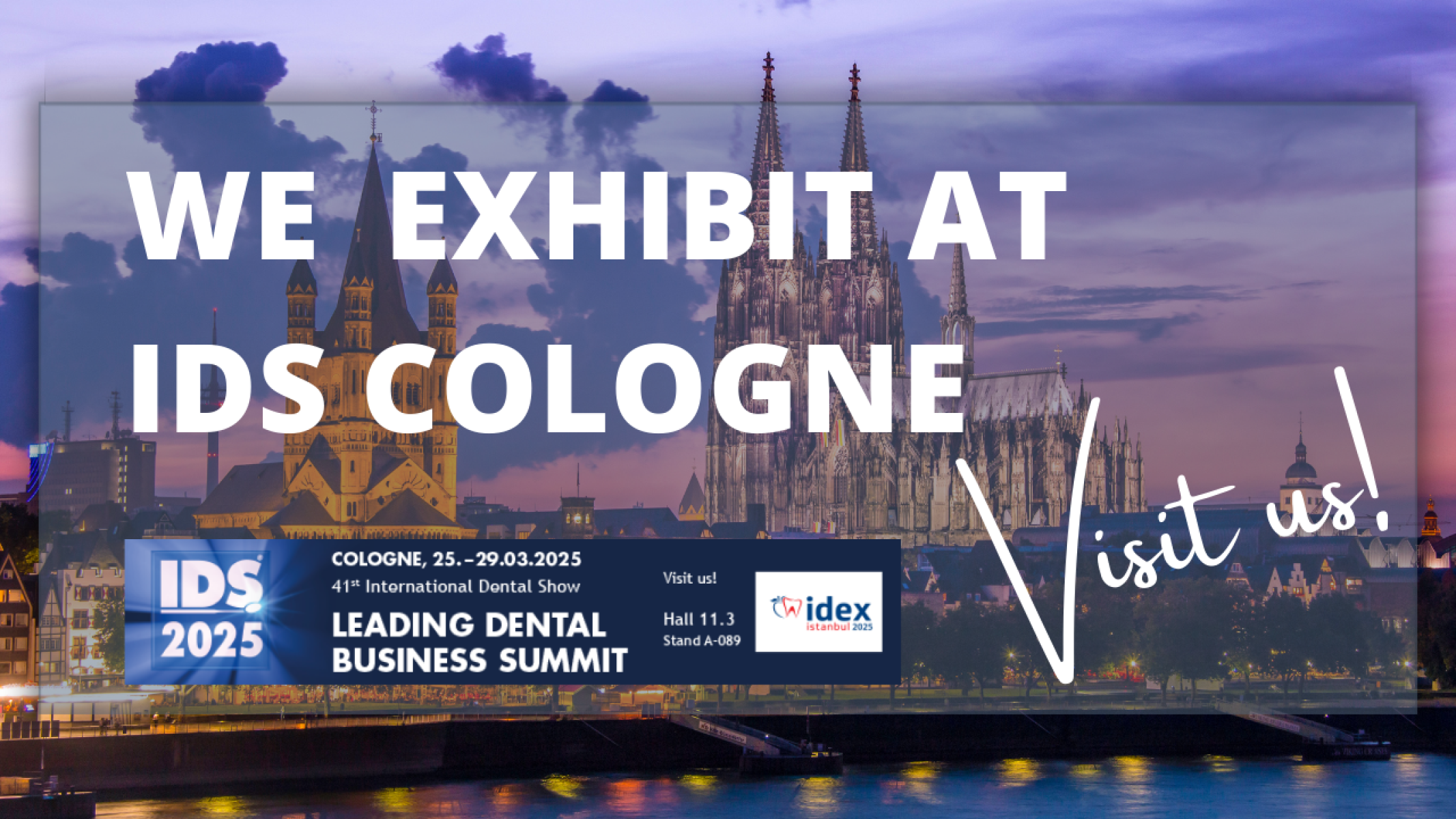 Meet the IDEX Team at IDS Cologne 2025