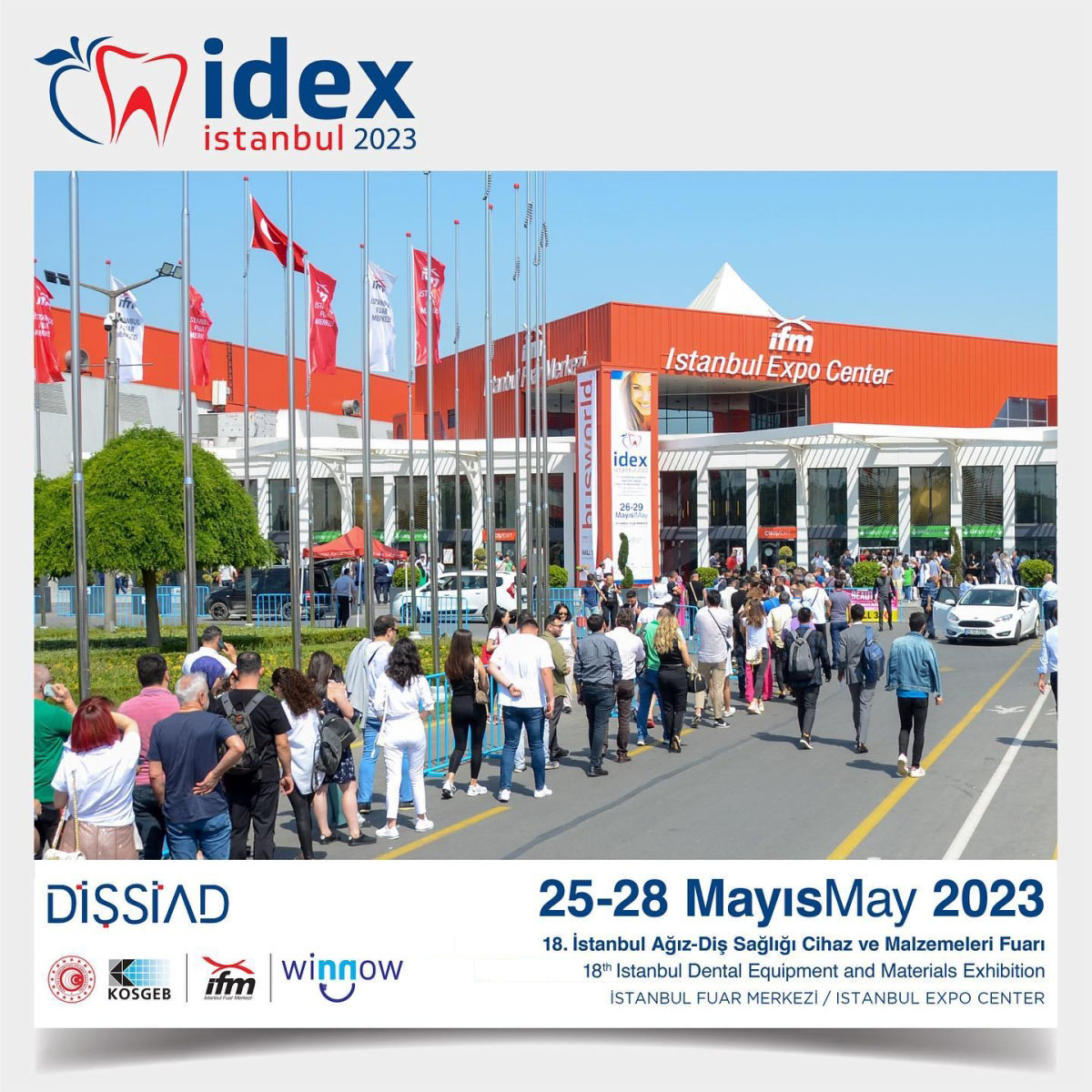 IDEX 2023 18.İstanbul Ağız- Diş Sağlığı, Cihaz ve Malzemeleri Fuarı