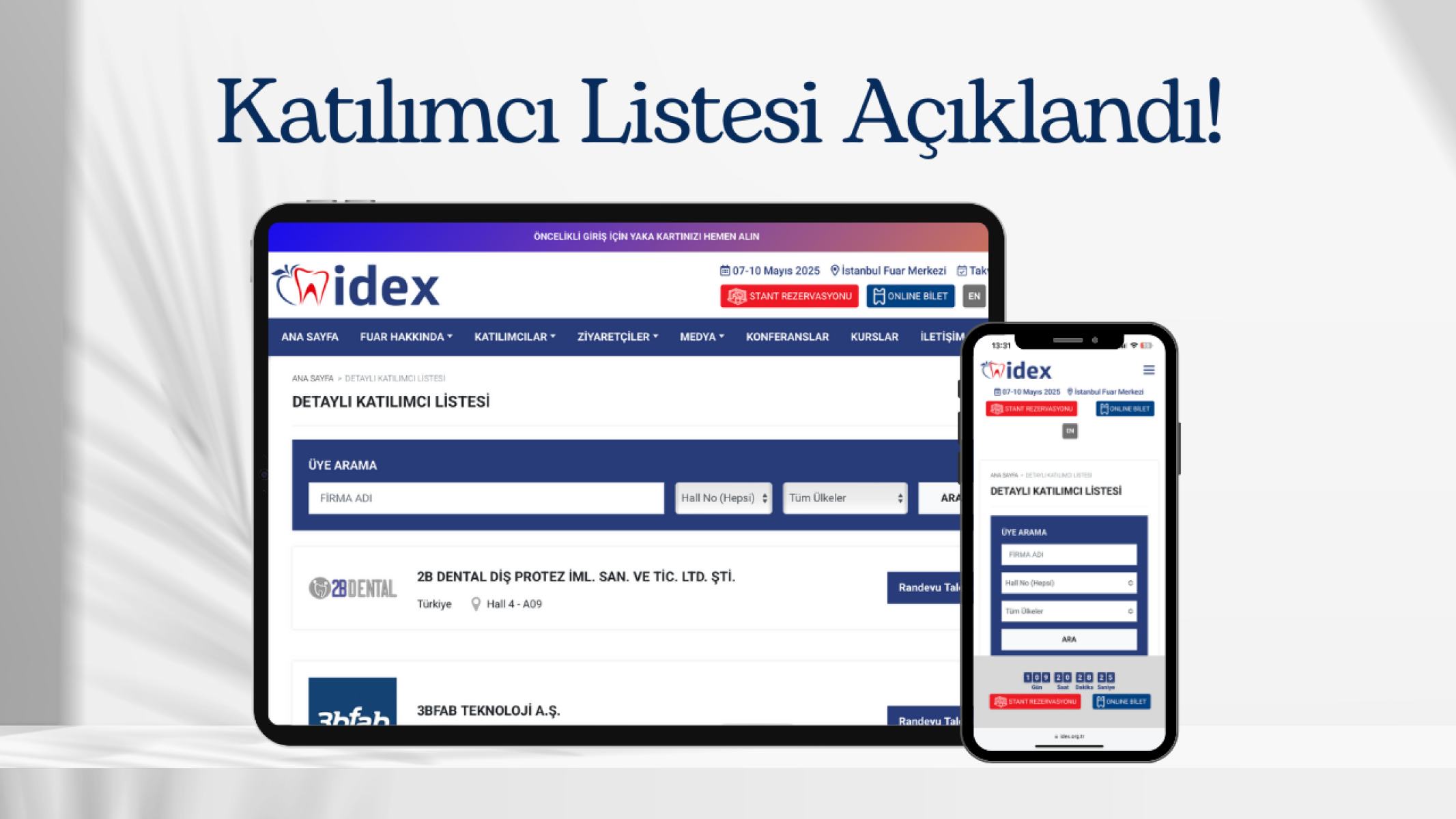 IDEX İstanbul 2025 Katılımcı Listesi açıklandı!
