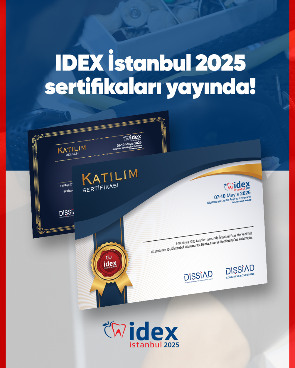 IDEX Istanbul 2025 fuar ve konferans sertifikalarınız hazır!