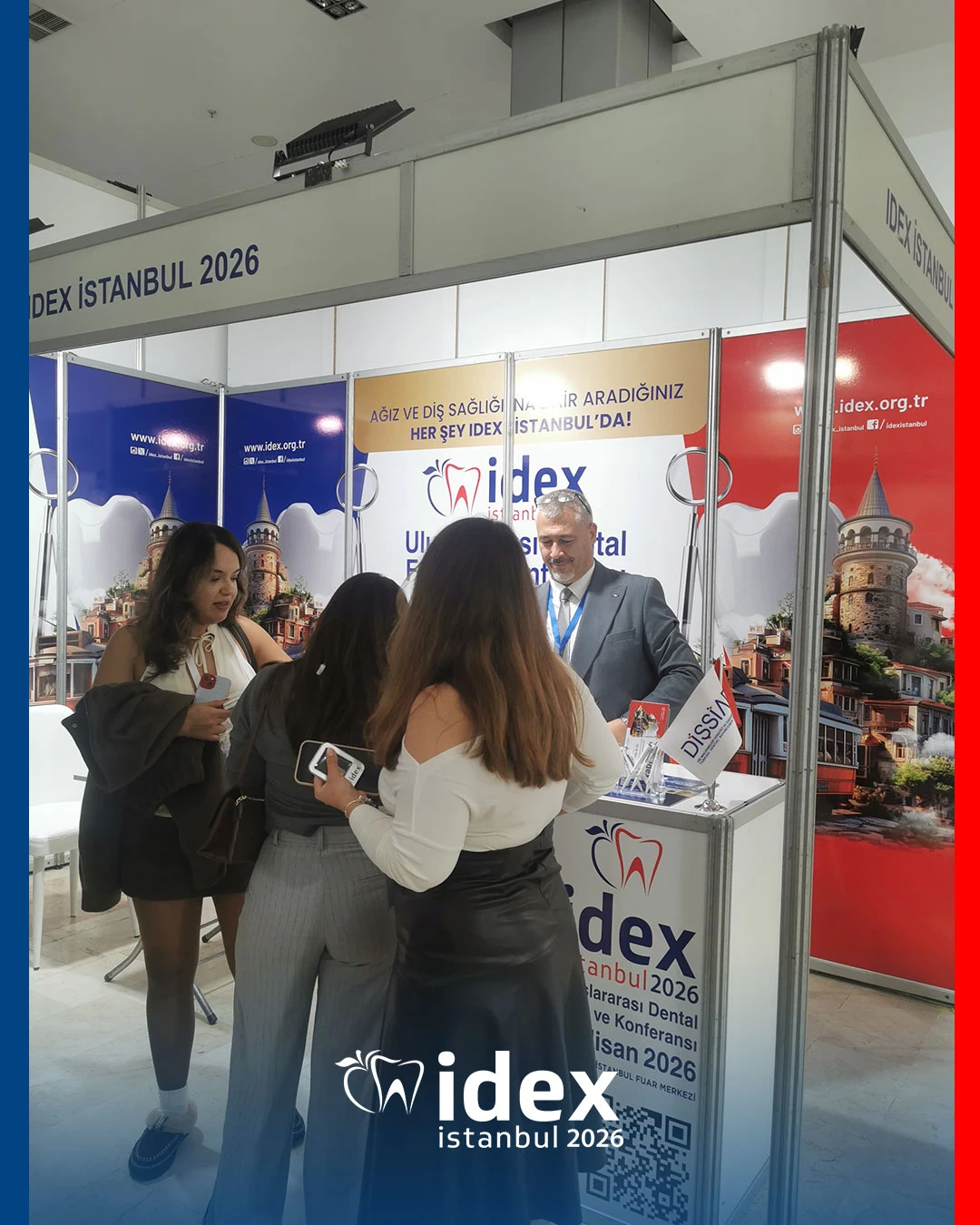 Great Interest in the IDEX Istanbul Booth at the 32nd İZDO Congress