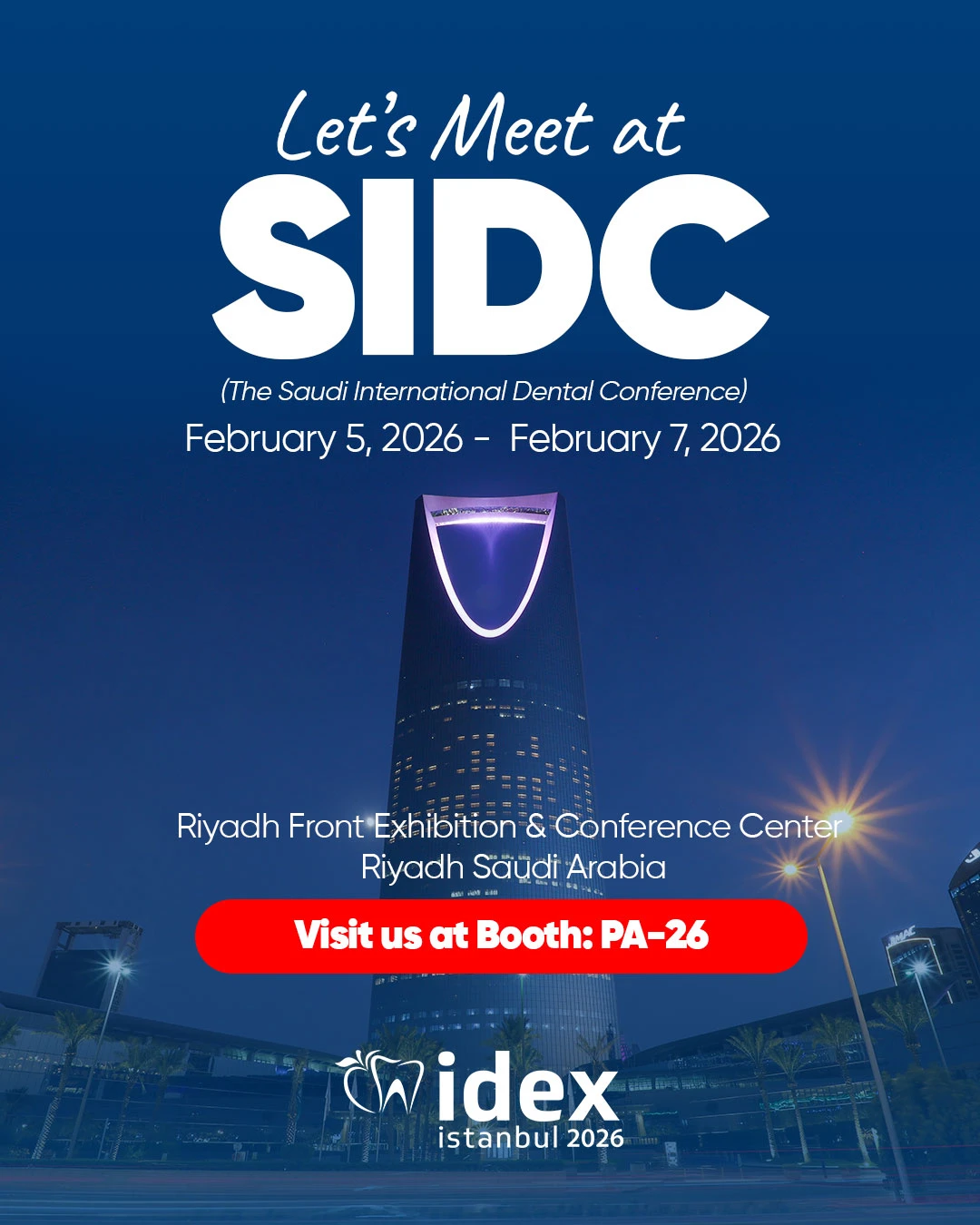 See you at SIDC 2026 in Riyadh! 🏙️