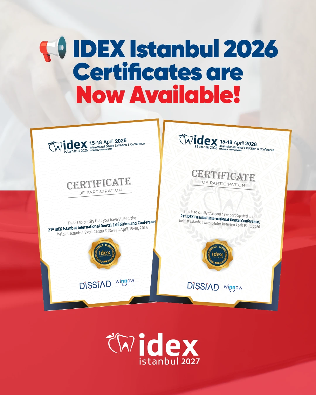 📢 IDEX Istanbul 2026 participation certificates are ready!