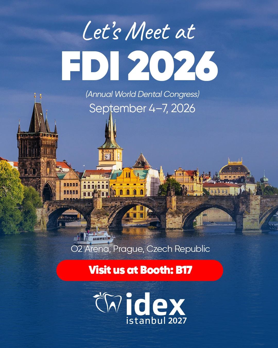 🇬🇧 Let’s Meet at FDI 2026 in Prague! 🦷✨