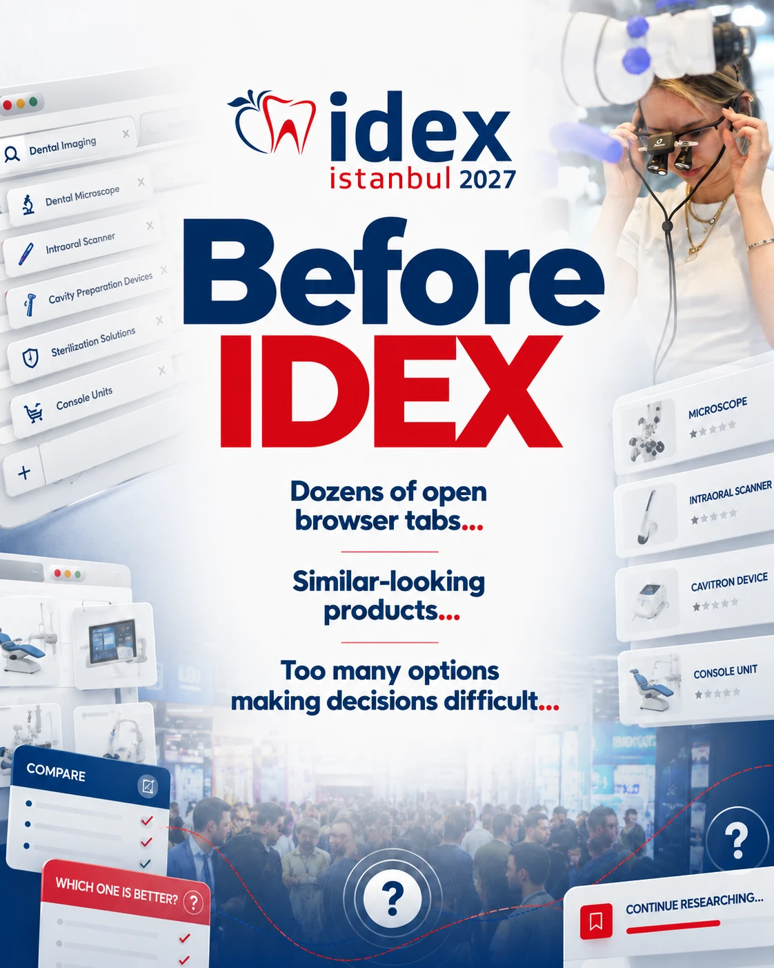Sometimes, making a decision is difficult not because there are too few options—but because there are too many. 💻🦷