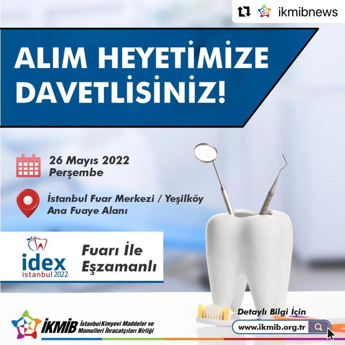 Idex Fuarı ile Eşzamanlı Gerçekleşen Alım Heyetimize Davetlisiniz.