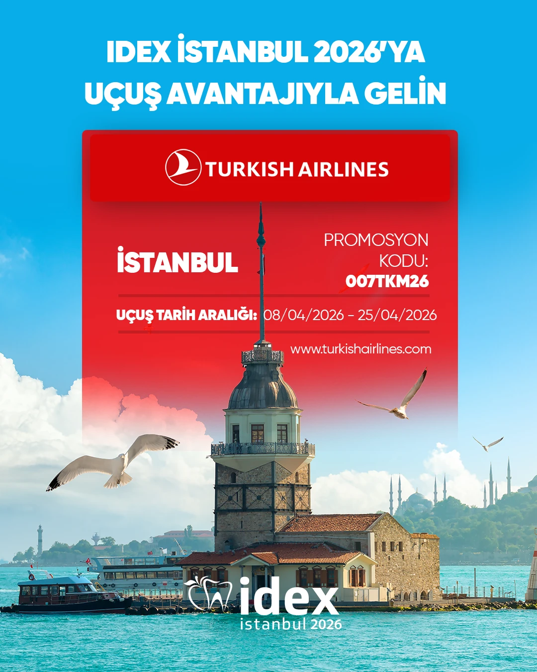 🔵 Fly to IDEX Istanbul 2026 with Turkish Airlines benefits