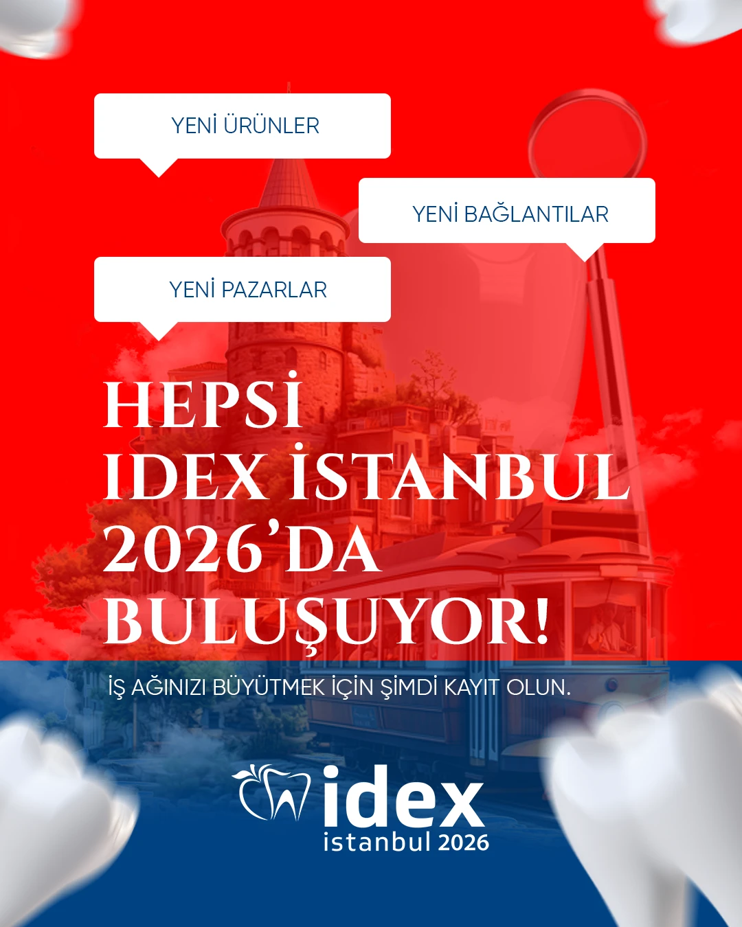 Yeni ürünler. Yeni pazarlar. Yeni bağlantılar.  Hepsi IDEX İstanbul 2026’da buluşuyor!