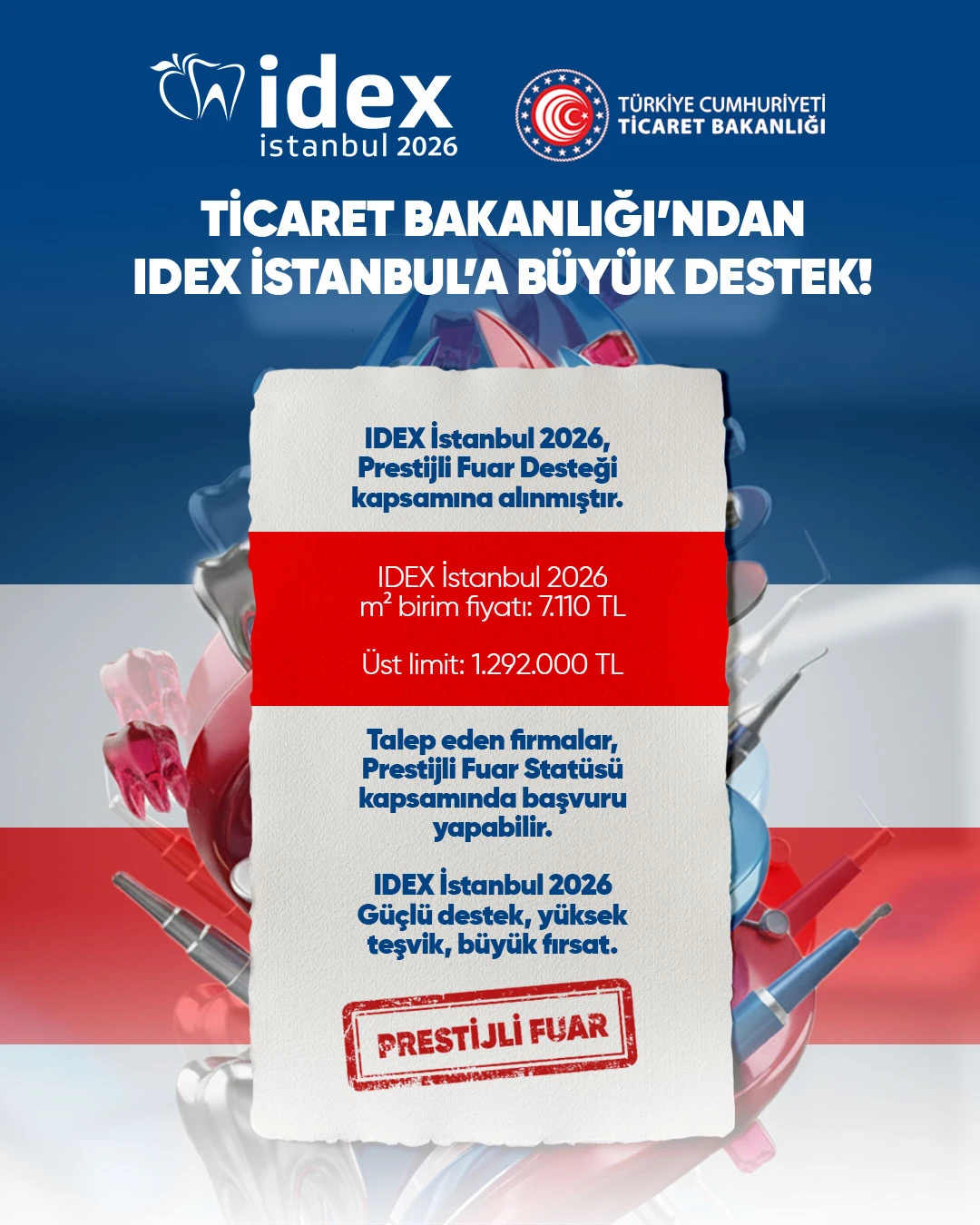 Ticaret Bakanlığı’ndan IDEX İstanbul’a Büyük Destek!