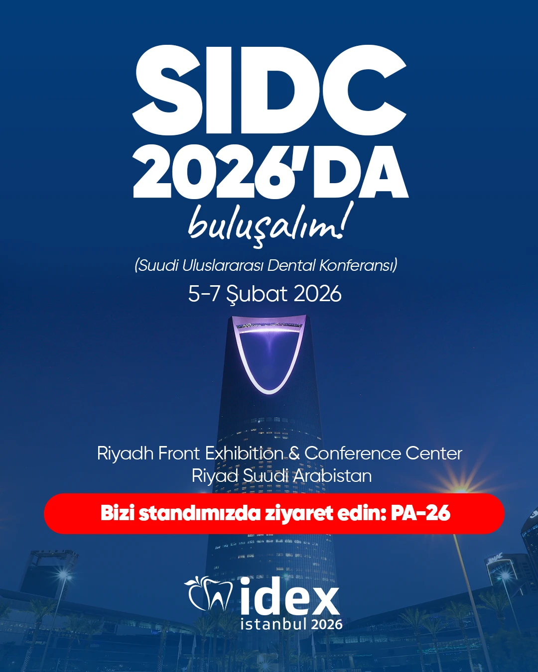 SIDC 2026'da Riyad'da Buluşalım! 🏙️