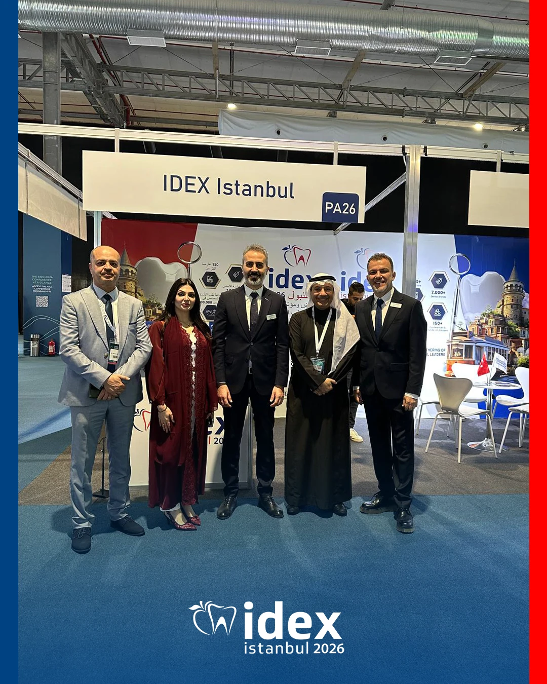 Açılış töreninin ardından, Suudi Arabistan’dan gelen misafirlerimizi standımızda ağırlamaya başladık. 🇸🇦✨