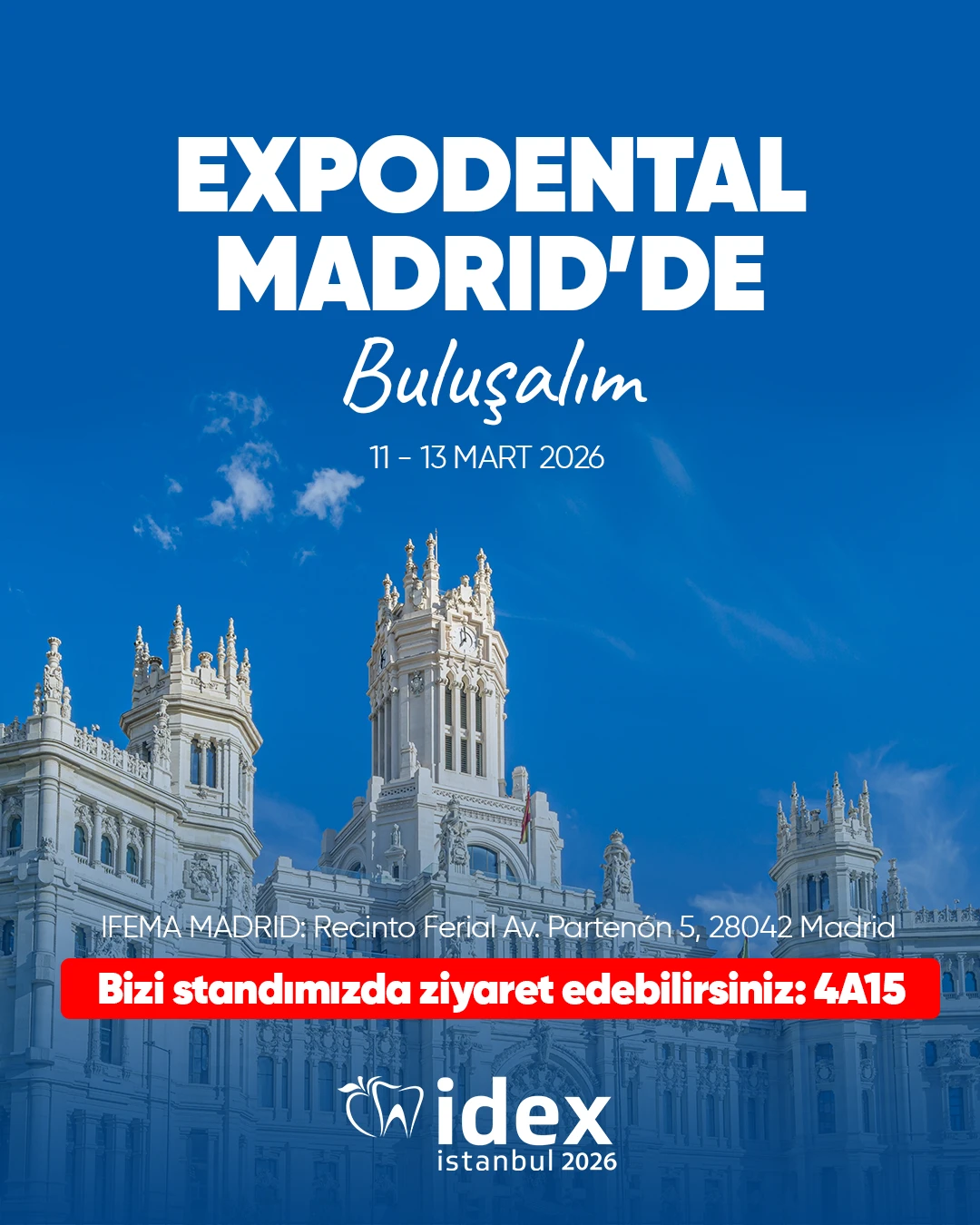 Expodental Madrid 2026’da Madrid’de Buluşalım! 🇪🇸