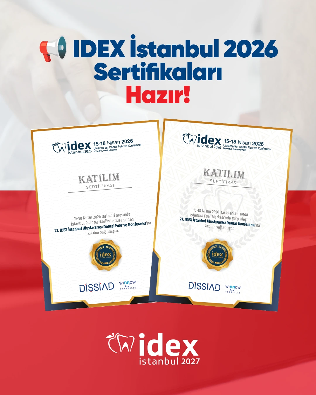 📢 IDEX İstanbul 2026 katılım sertifikaları hazır!