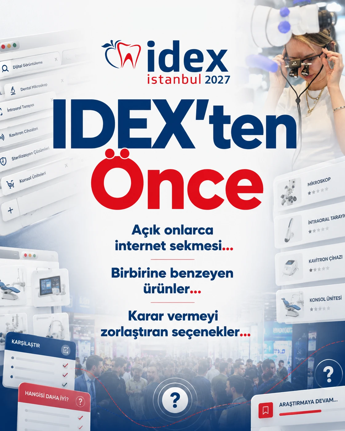 Bazen karar vermeyi zorlaştıran şey seçeneklerin azlığı değil, fazlalığıdır 💻🦷