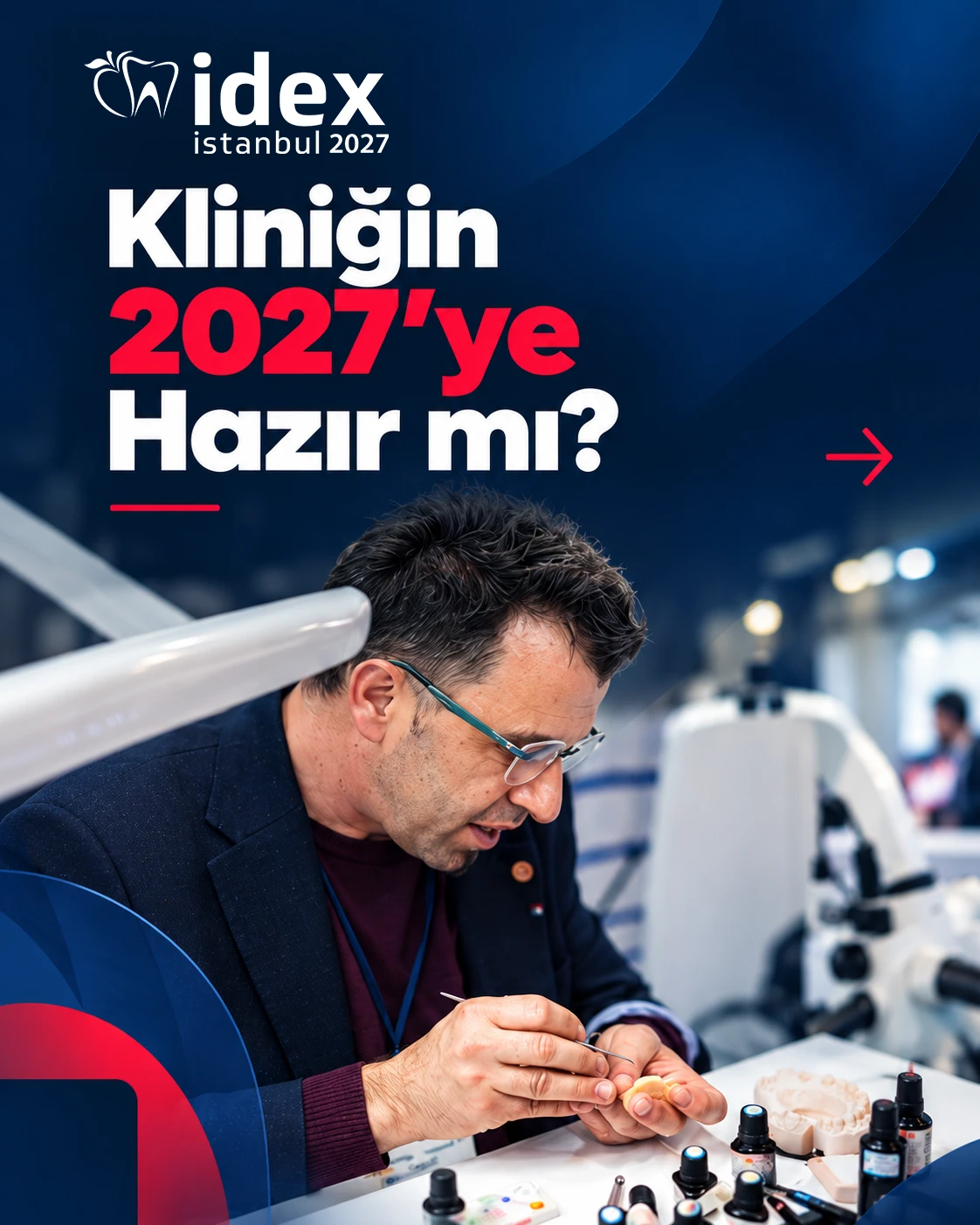Kliniğini geleceğe hazırlayacak teknolojileri, sistemleri ve yenilikçi çözümleri IDEX İstanbul’da keşfet. 🦷💻