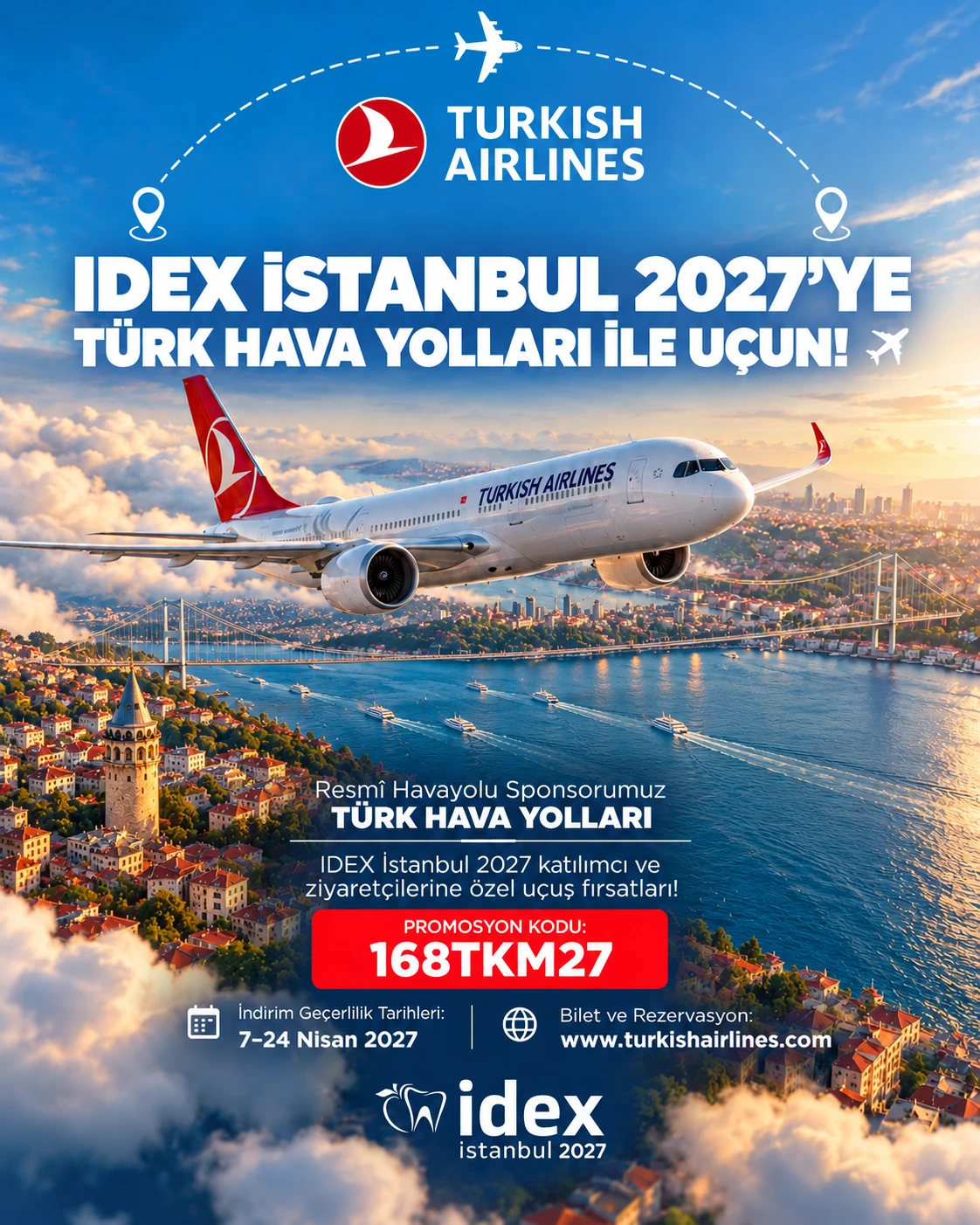  🔴 IDEX İstanbul 2027 Yolculuğunuz Türk Hava Yolları ile Başlıyor! ✈️