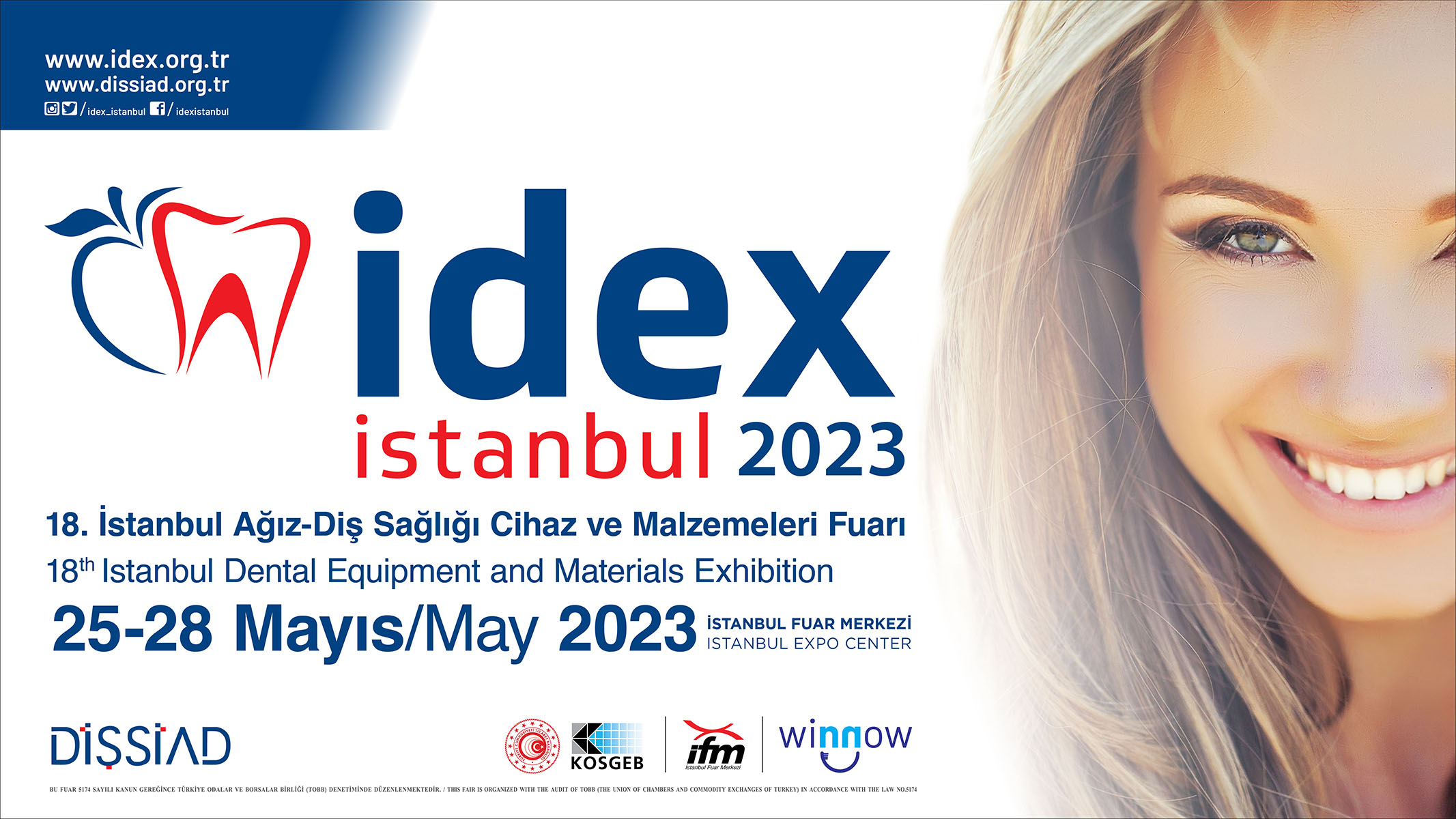 IDEX İstanbul 2023 - 18.İstanbul Ağız- Diş Sağlığı, Cihaz ve Malzemeleri Fuarı Rebook Satışları